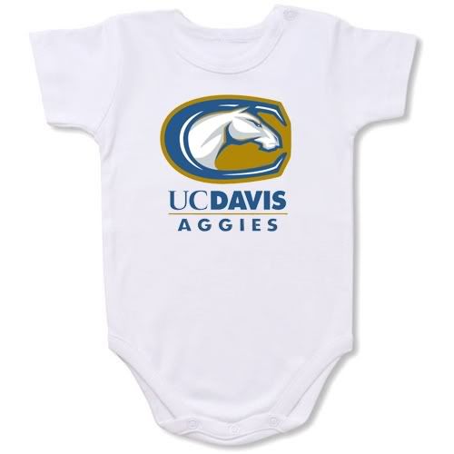 California Davis Aggies  Baby Bodysuit Creeper #01